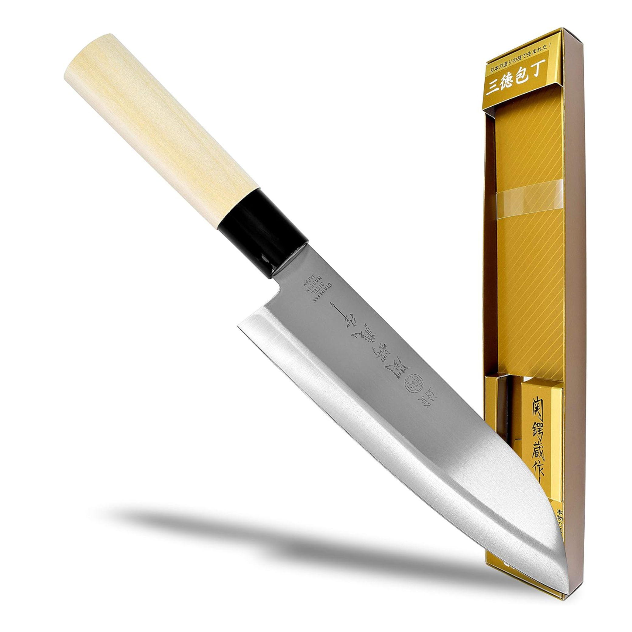 Cuchillo Santoku japonés TSUBAZO – 17.3 cm