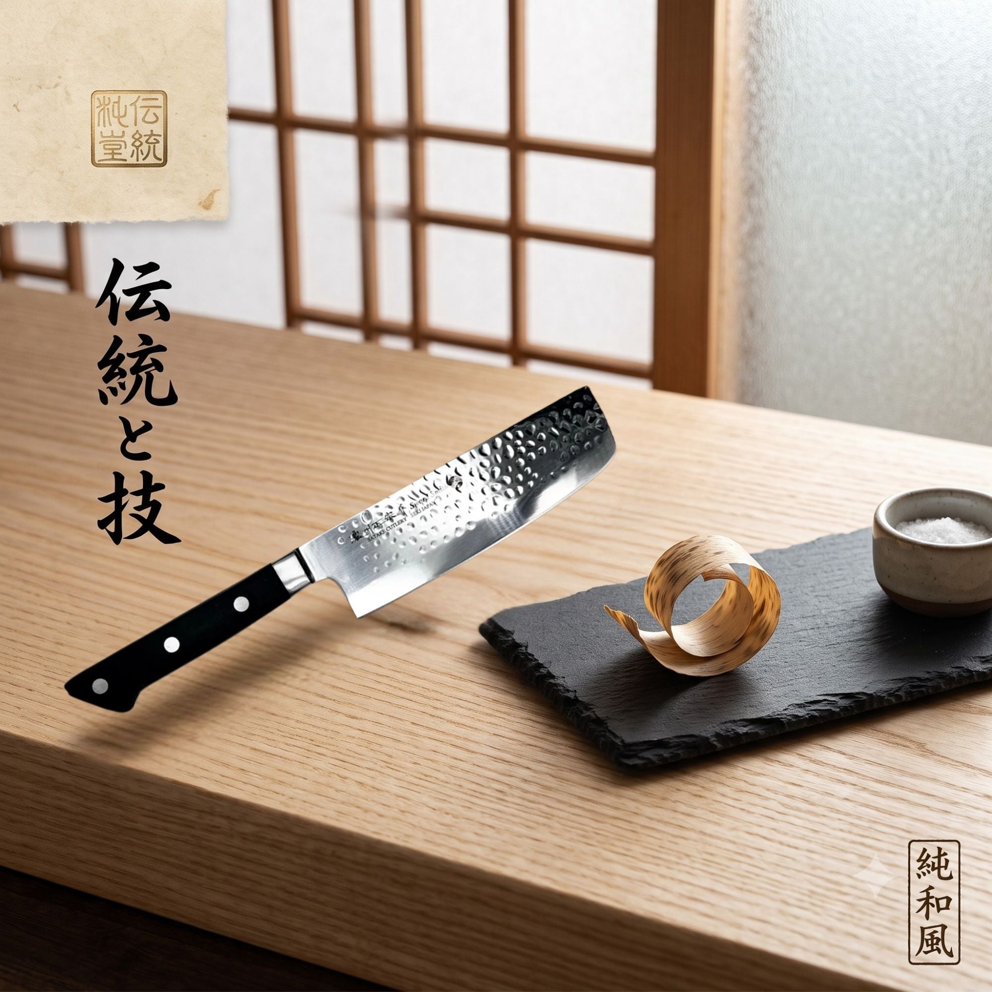 Cuchillo Nakiri 16 cm Satake Satoru Tsuchime (807-920)