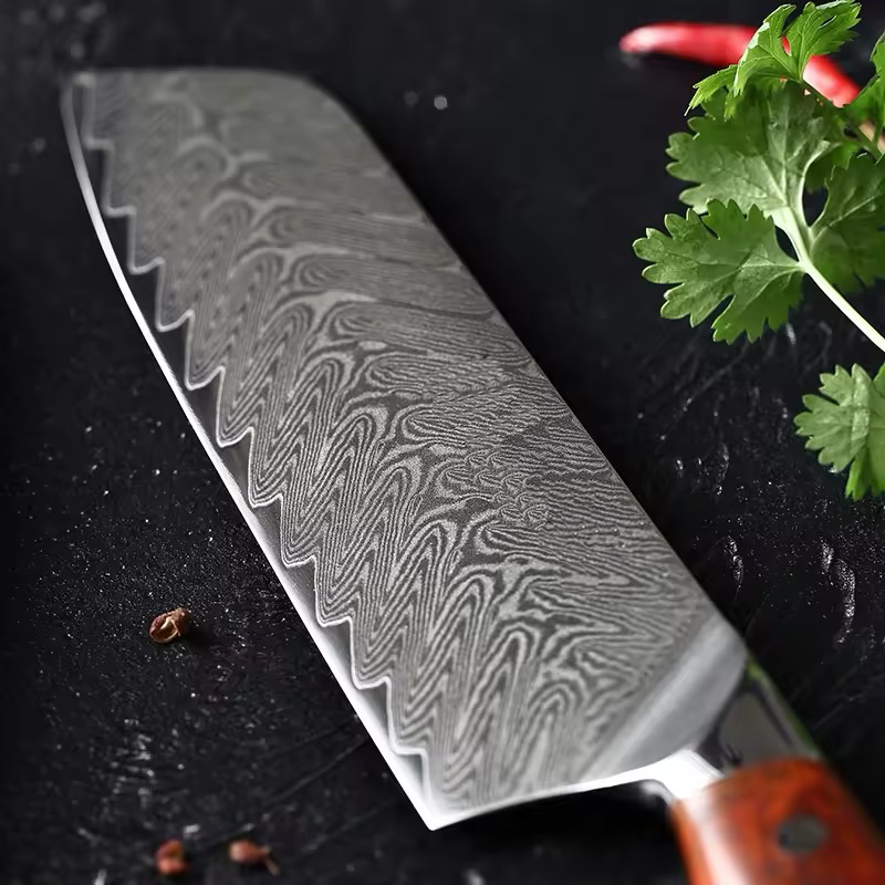 Santoku 7" Alto Carbono (B27-RS)