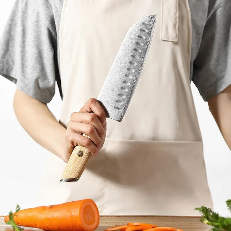 Santoku 7" Alto Carbono (B37S-RS)