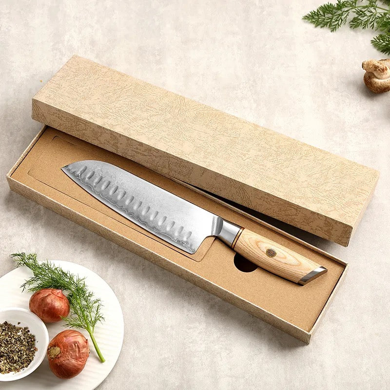 Santoku 7" Alto Carbono (B37S-RS)