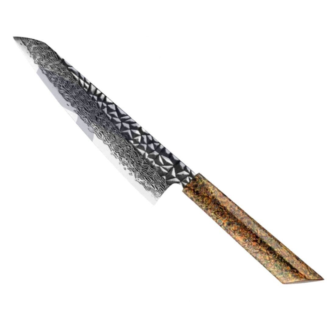 Cuchillo Gyuto 8" Damasco, Alto Carbono (DMS-137-A3)