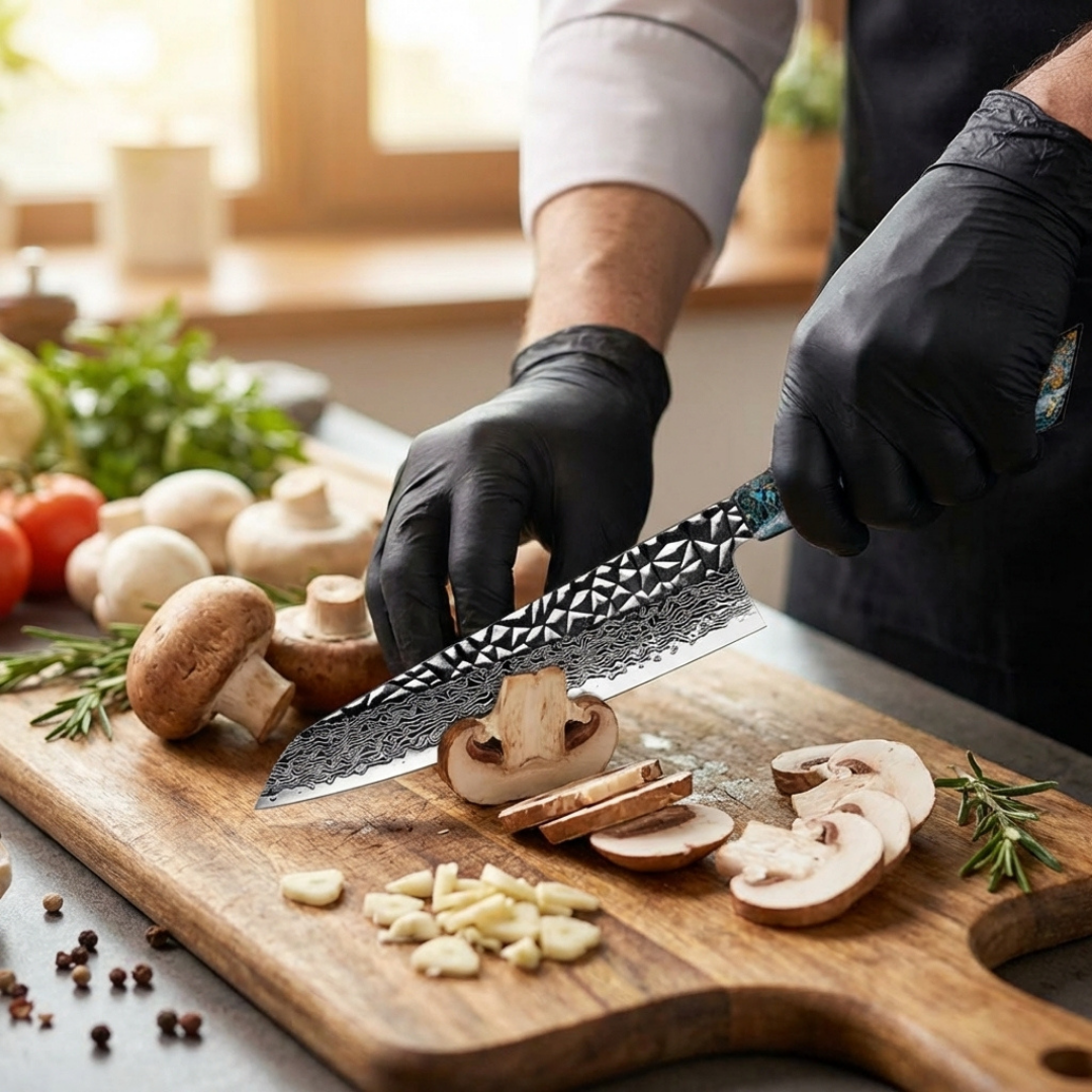 Cuchillo Chef 8" Alto Carbono (DMS-137-A1)