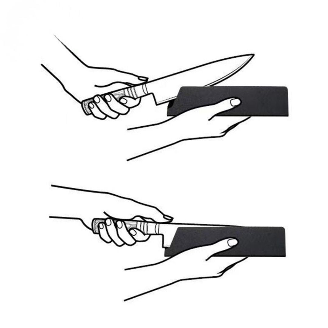Protector de Hoja para Cuchillo Profesional Negro | 19, 22 y 26 cm