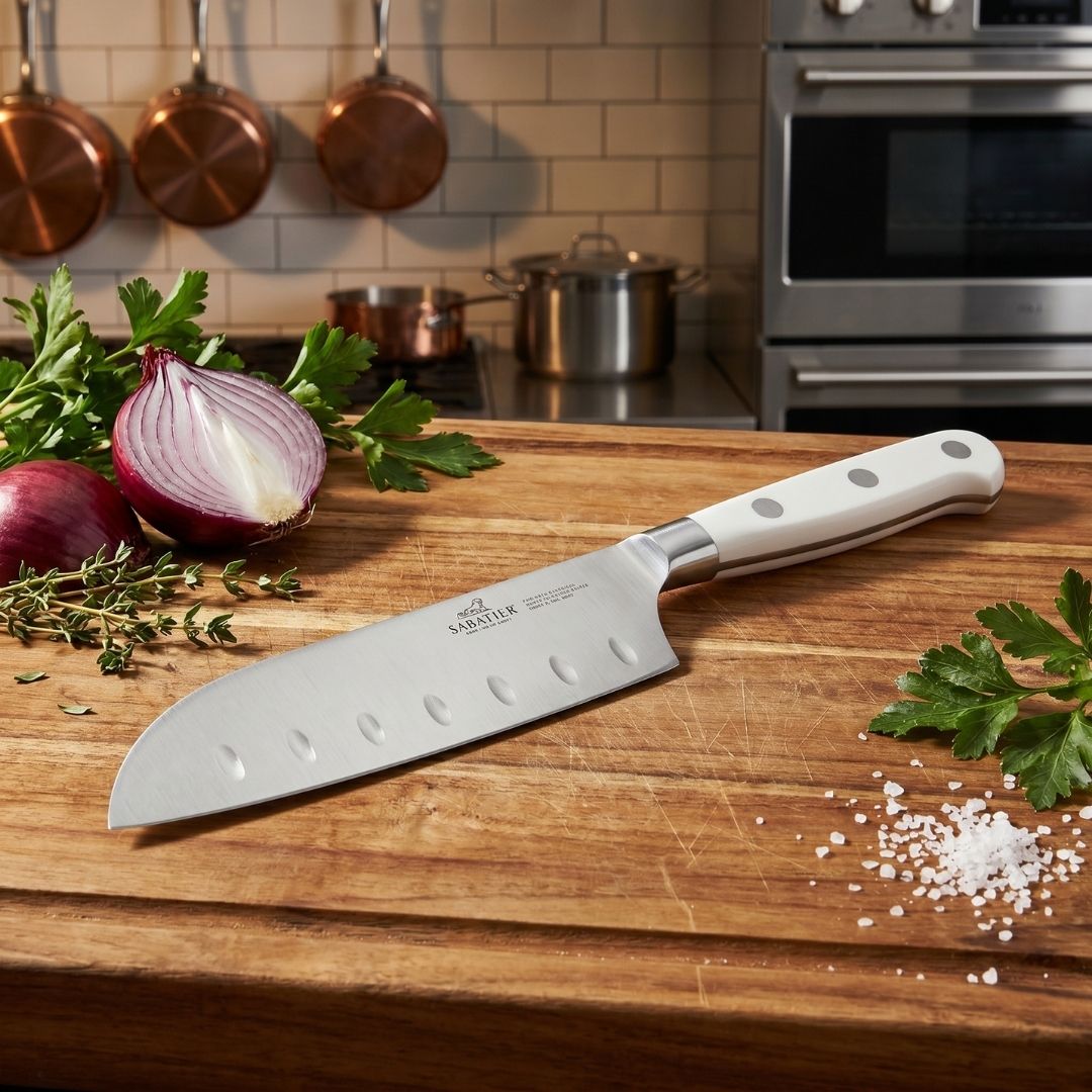 Santoku 5" Sabatier Ideal Toque Blanche