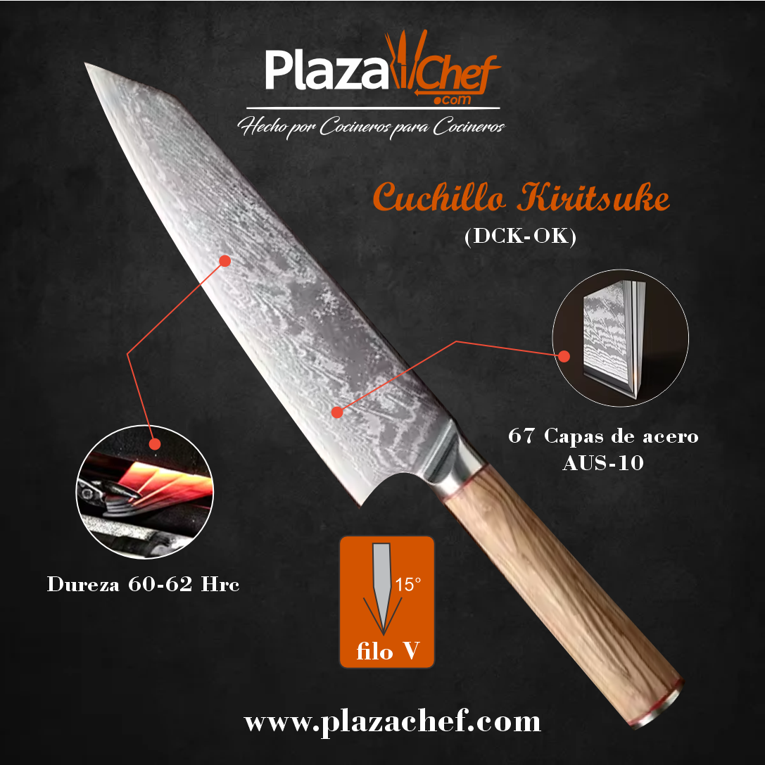 Kiritsuke 8" Alto Carbono (DCK-OK)