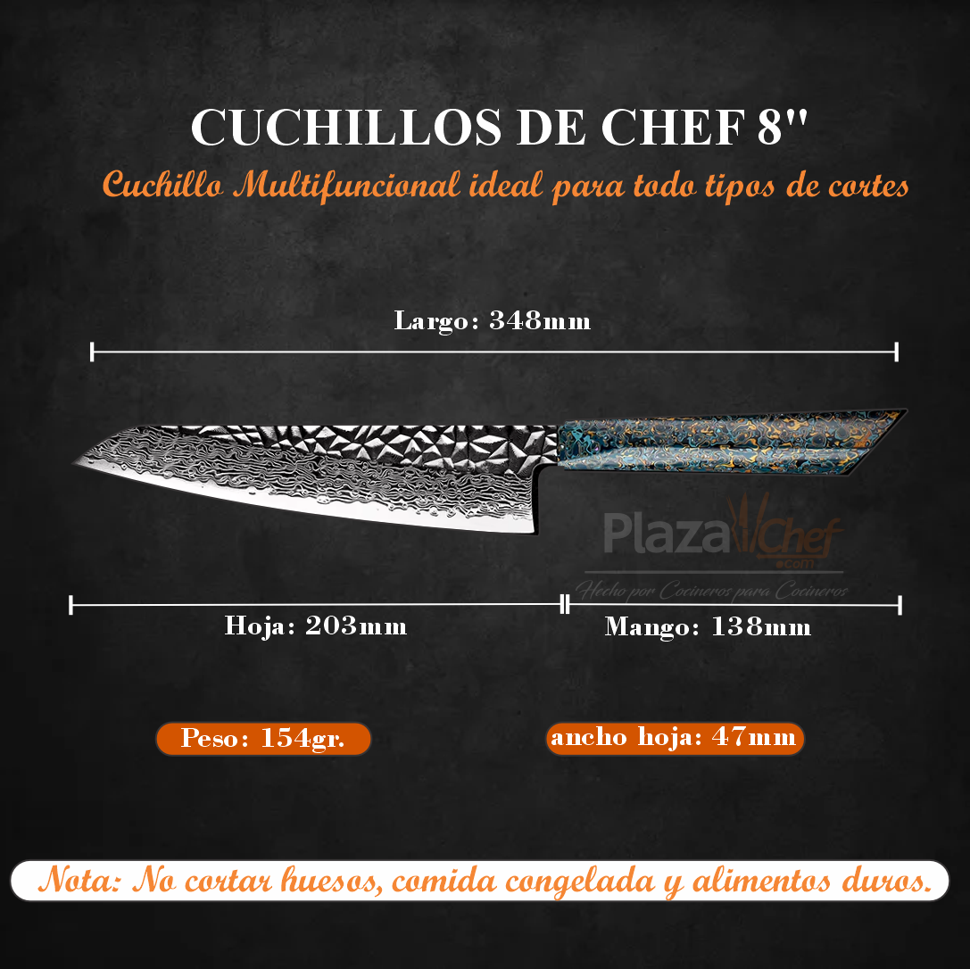 Chef 8" Alto Carbono (DMS-137A-1)