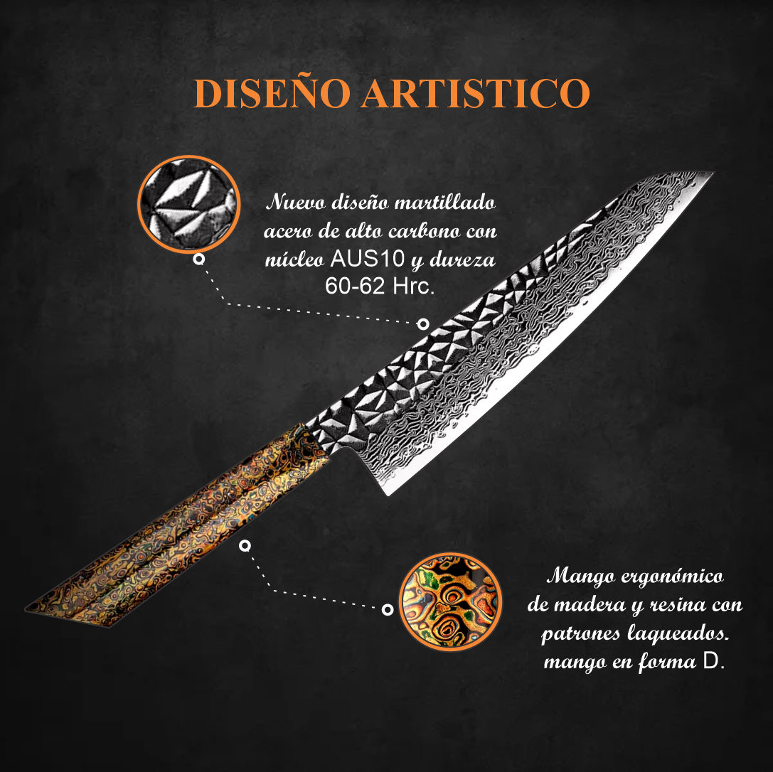 Chef 8" Alto Carbono (DMS-137A-3)