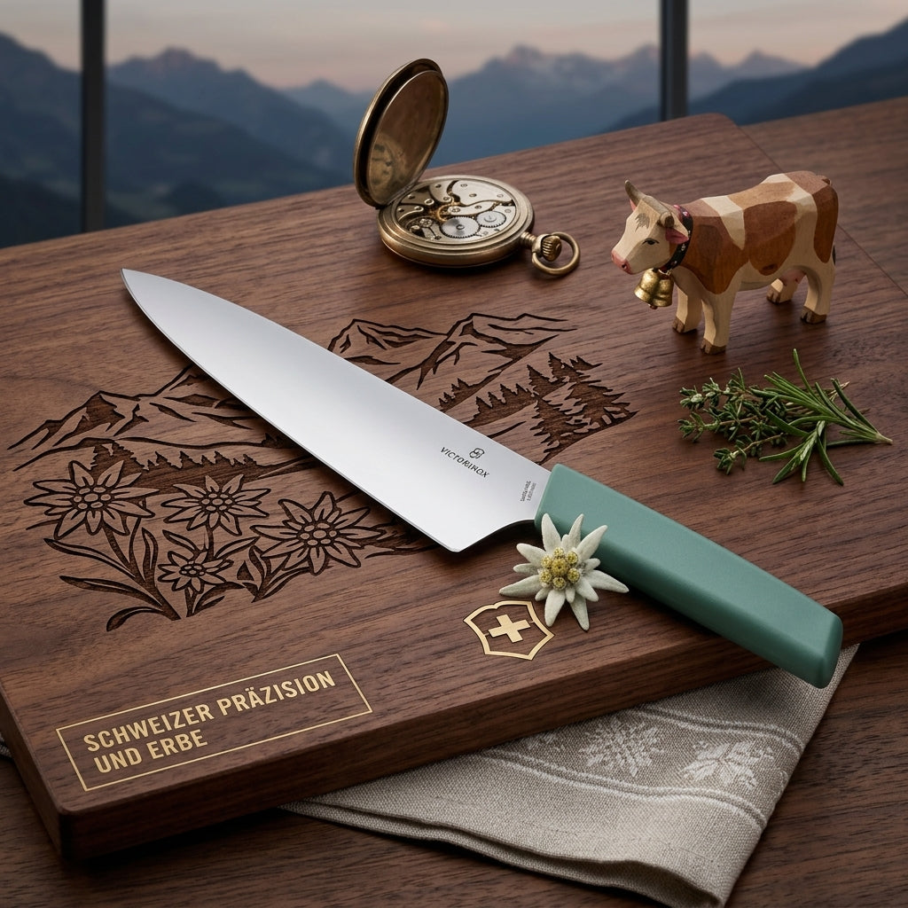 Cuchillo Chef 10" Swiss Modern Verde