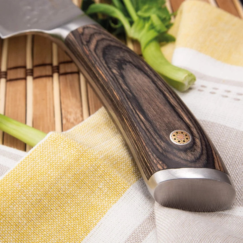 Cuchillo Nakiri 7" - 3 Claveles Sakura