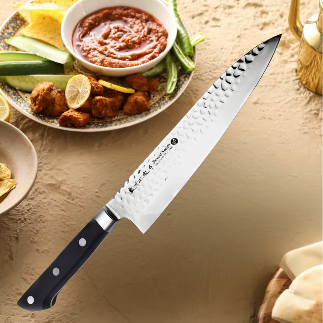 Cuchillo Satake Hammered Gyuto 807-937 – 20 cm | Profesional Japonés