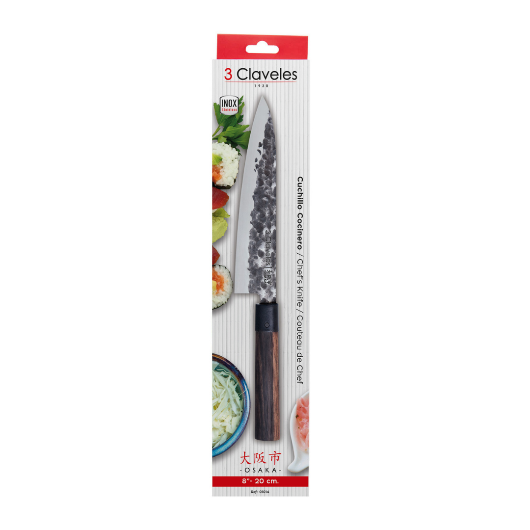 Cuchillo Chef 8″ – 3 Claveles Osaka