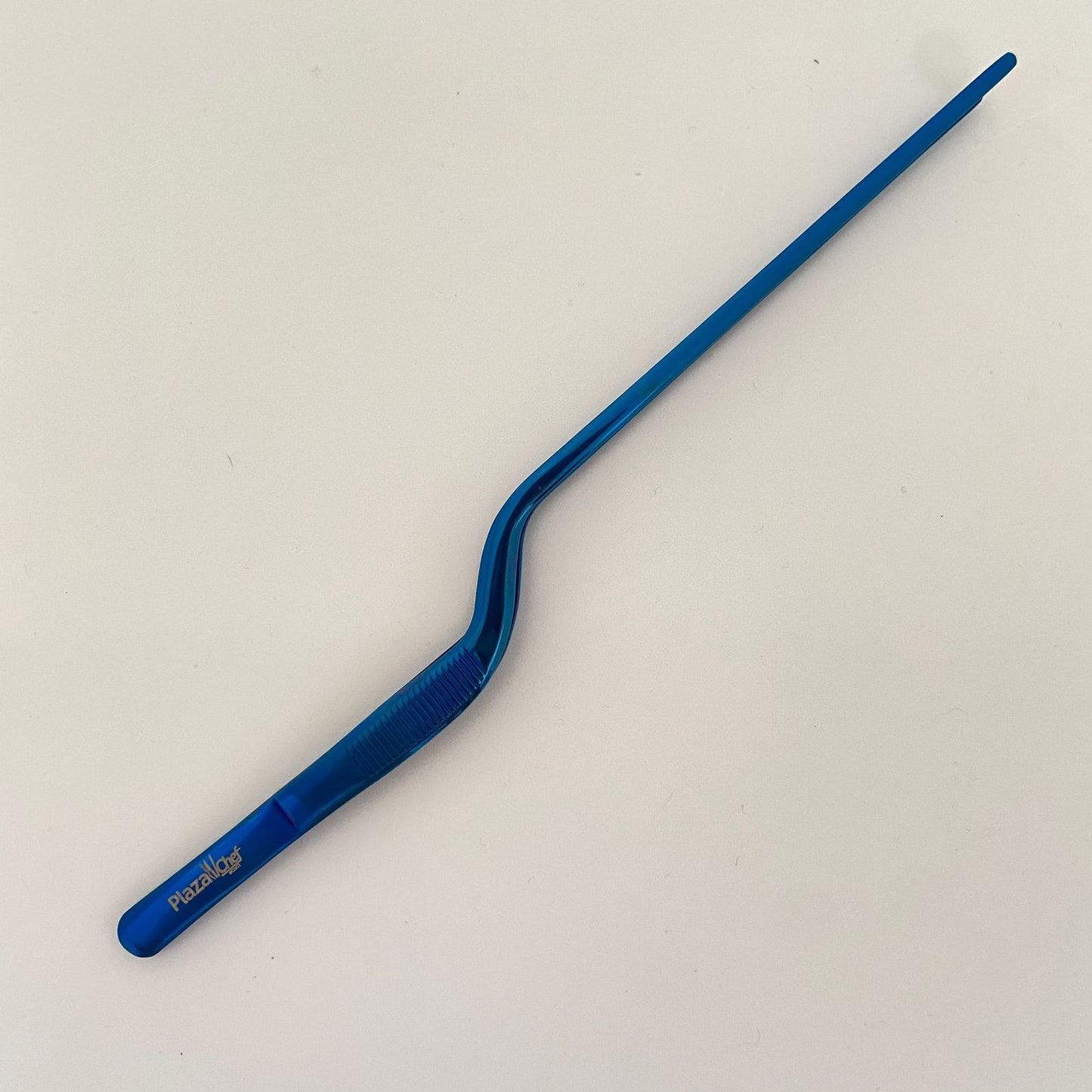 Pinza curva 20cm azul