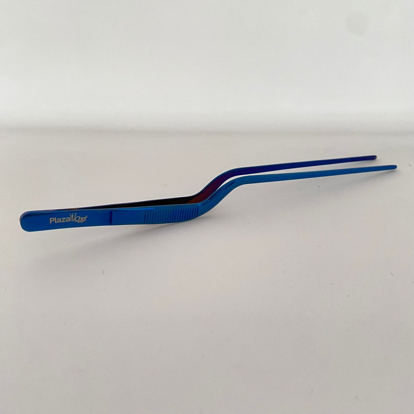 Pinza curva 20cm azul