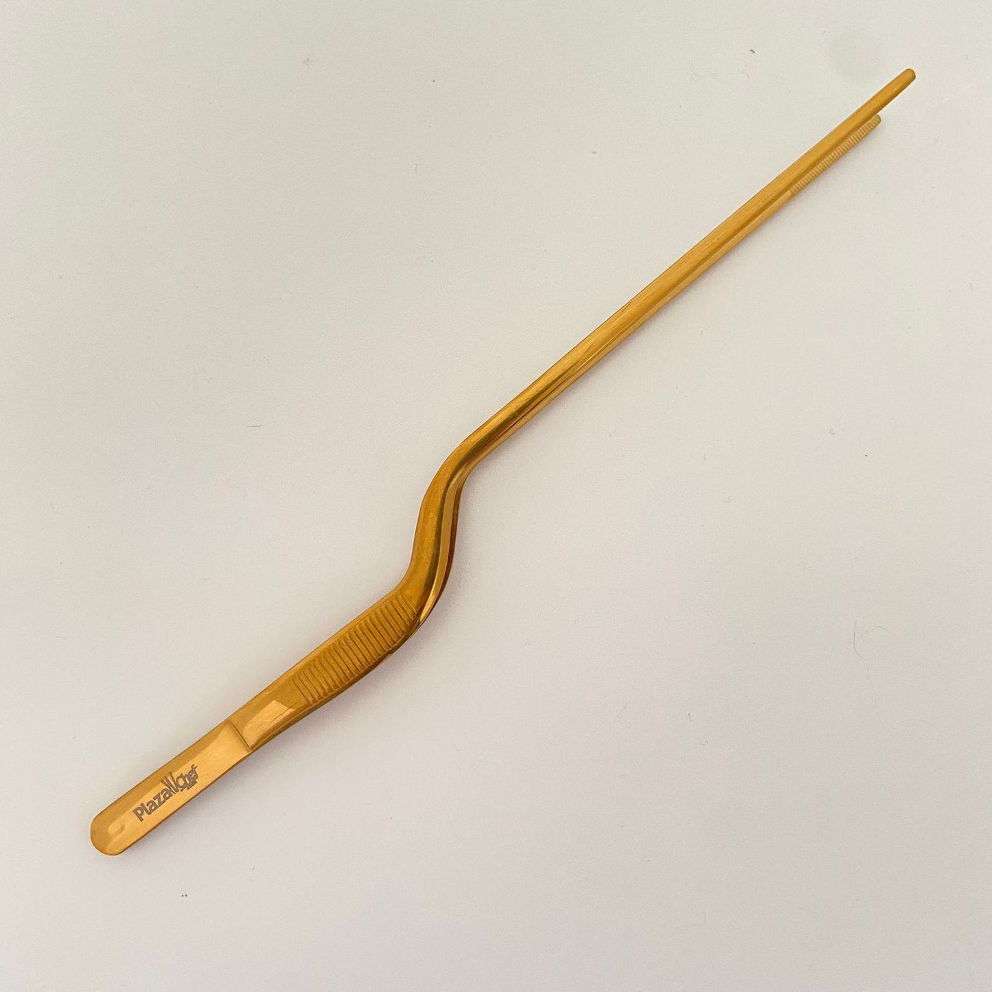 Pinza curva 20cm dorado