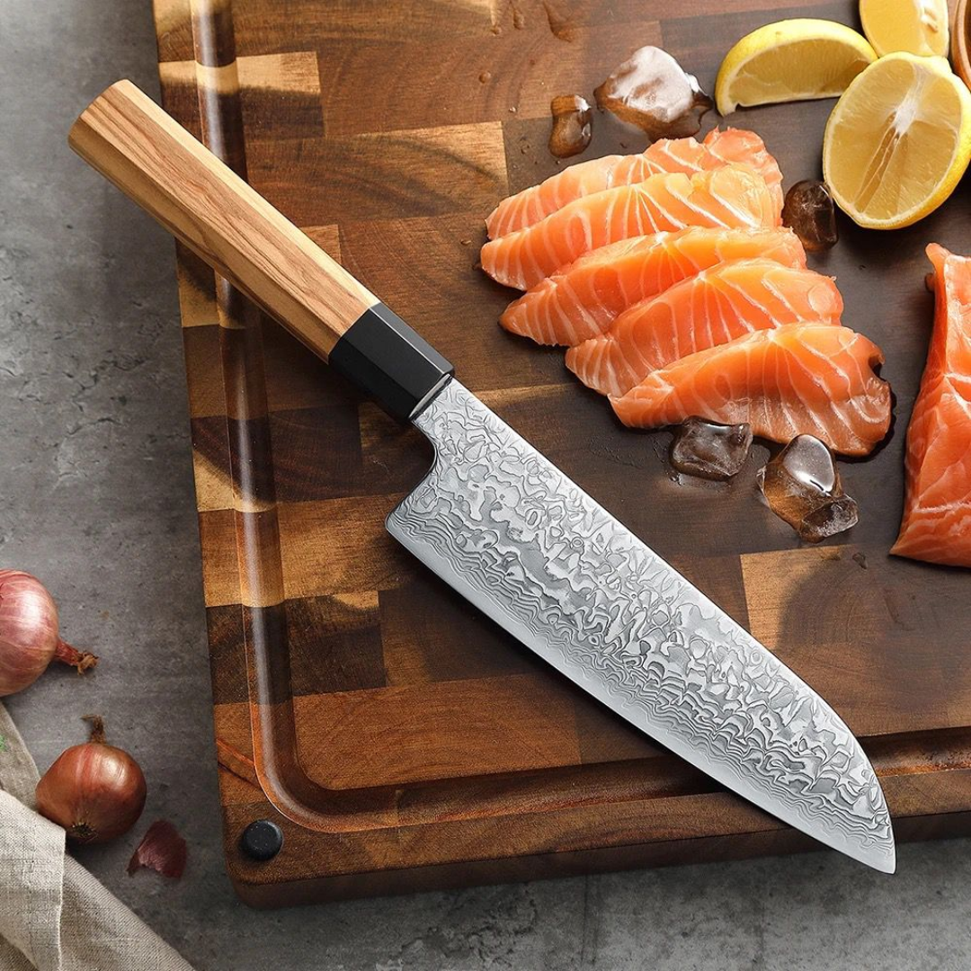 Santoku 7" Alto Carbono (PM80-RS)