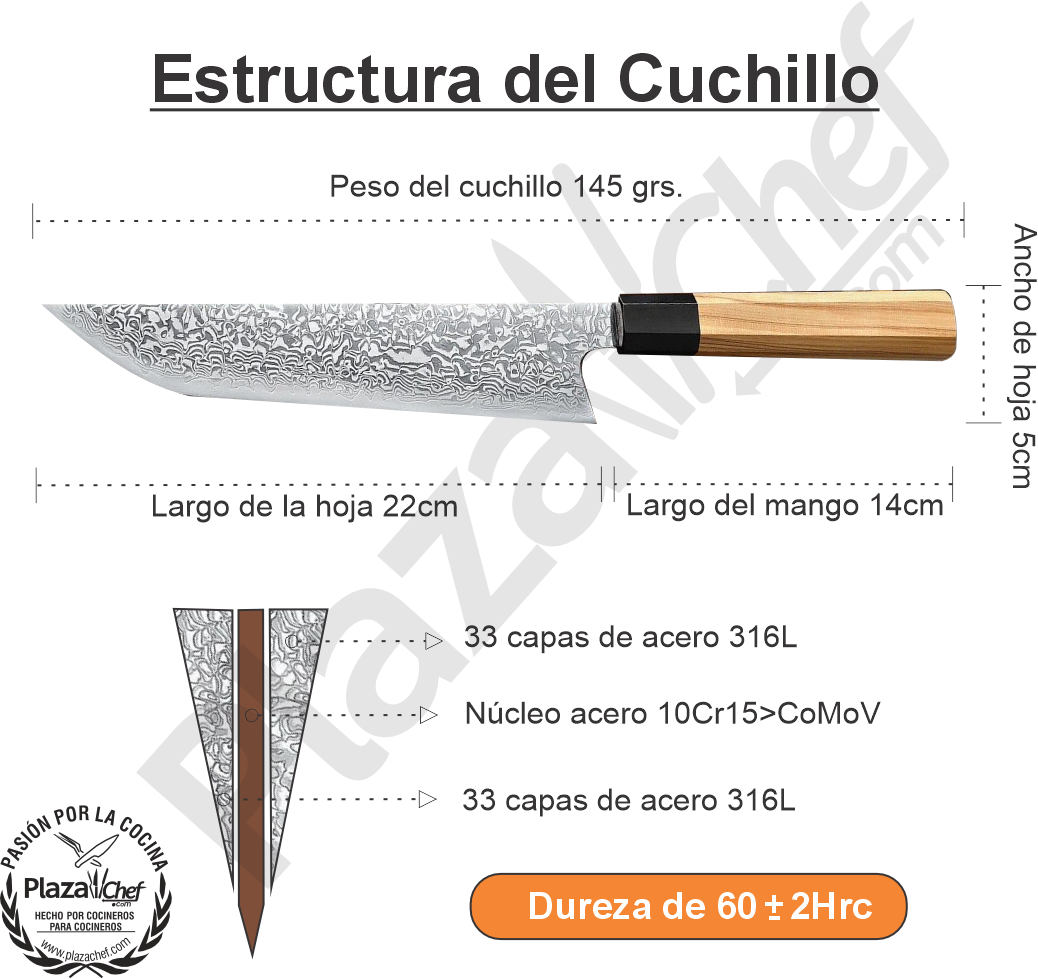 Sakimura 8" Alto Carbono (PM80-XW)