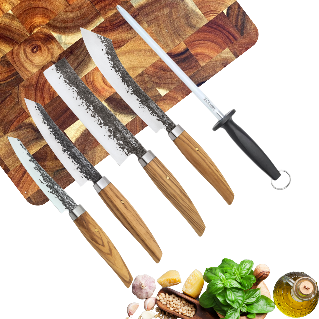 Set de Cuchillos 3 Claveles Takumi - 5 Piezas