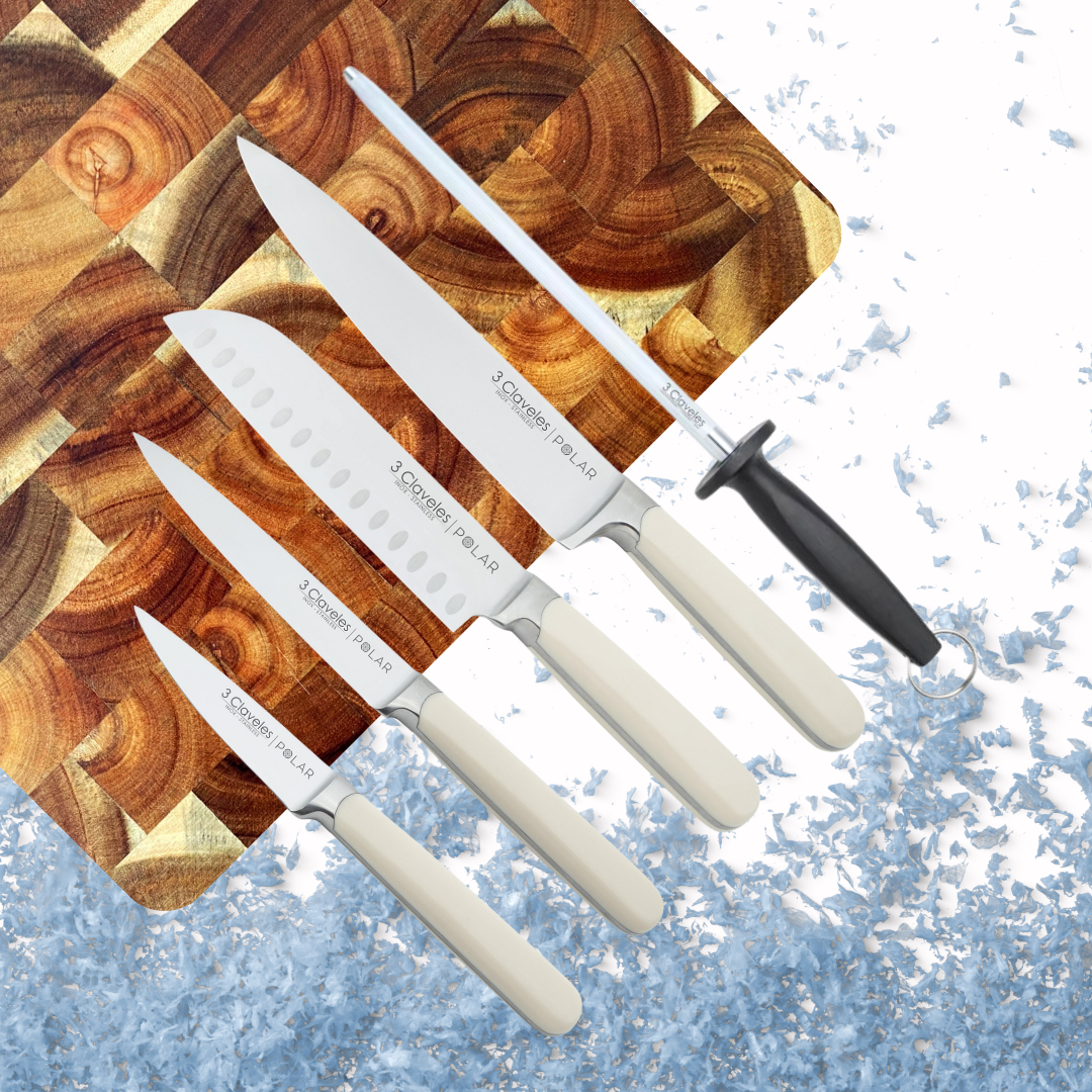 Set de Cuchillos 3 Claveles Polar - 5 Piezas (2)
