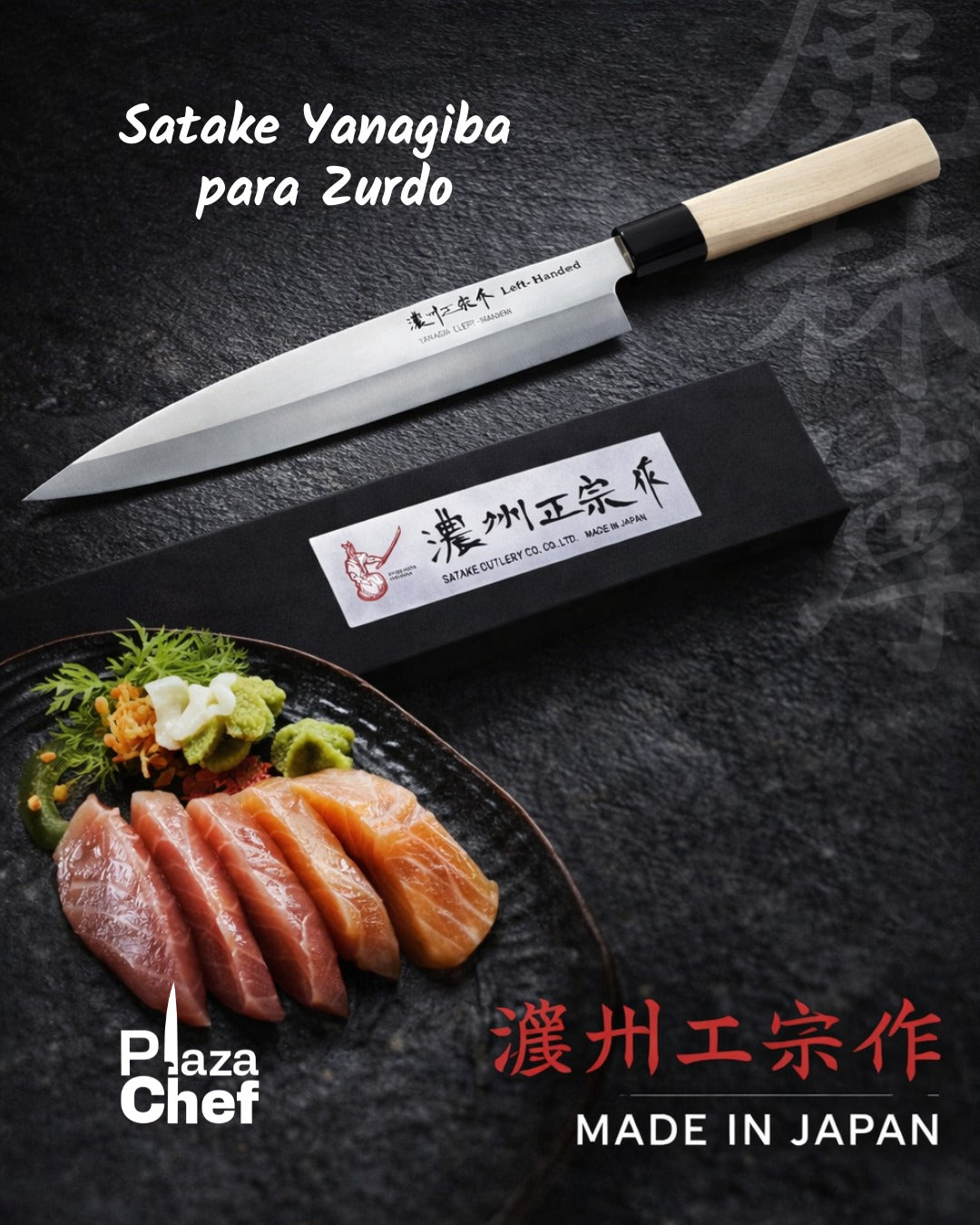 Cuchillo Satake Yanagiba 804-141 para ZURDO