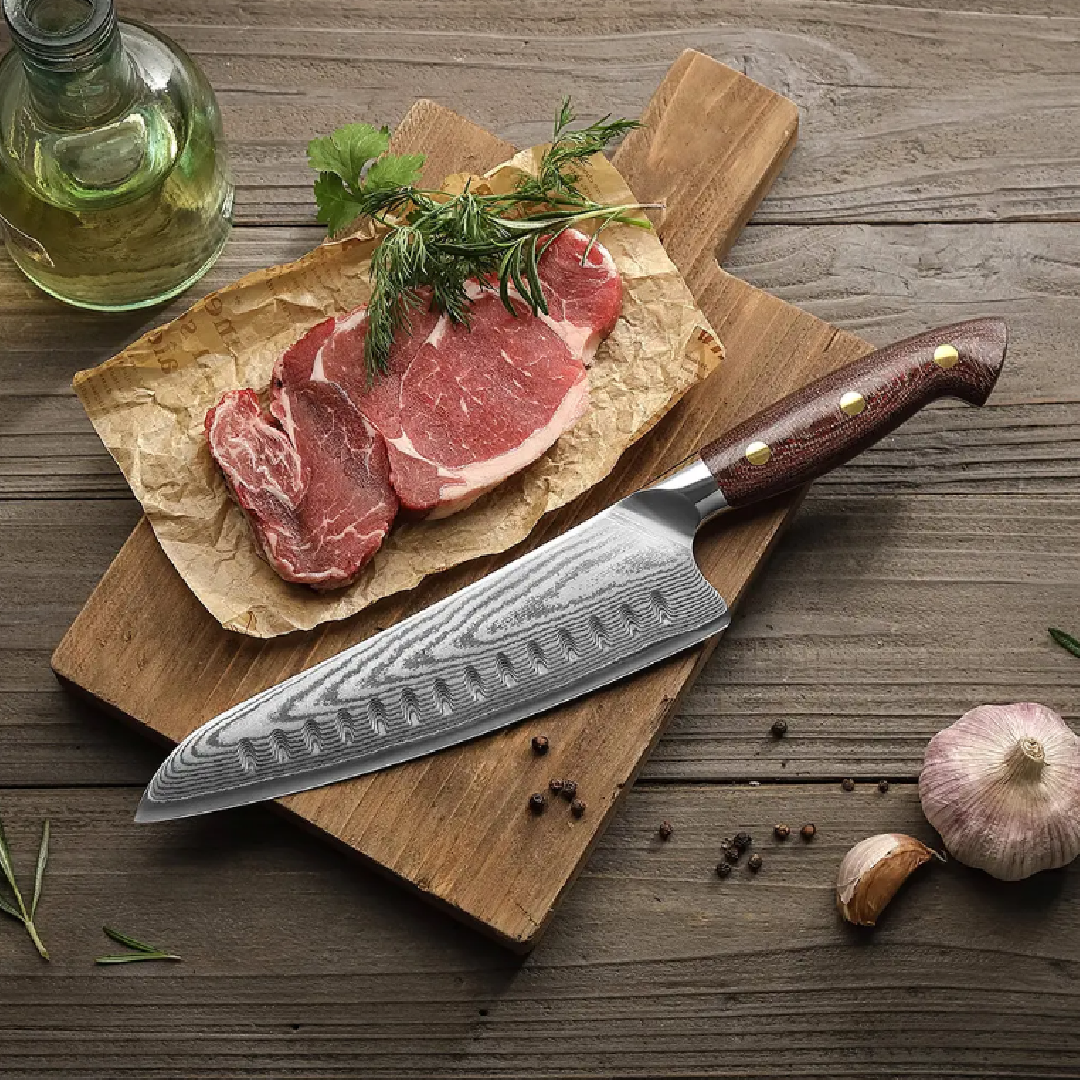 Cuchillo Gyuto 8" alto carbono (X02M-RSCS)