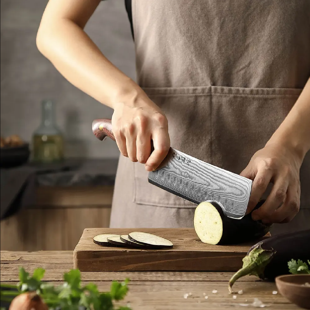 Cuchillo Nakiri 7" Alto Carbono (X02M-XC)