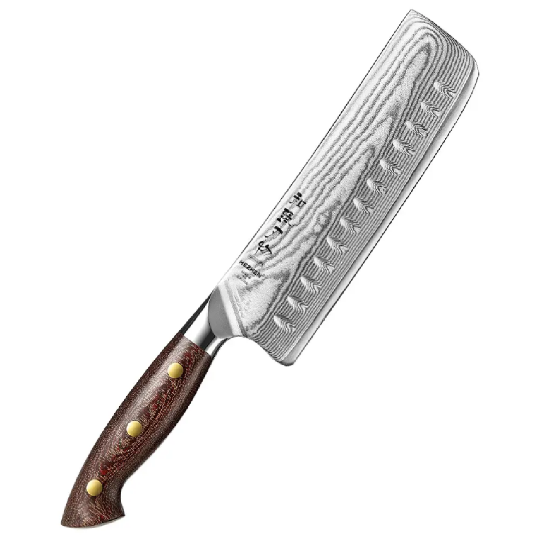 Cuchillo Nakiri 7" Alto Carbono (X02M-XC)