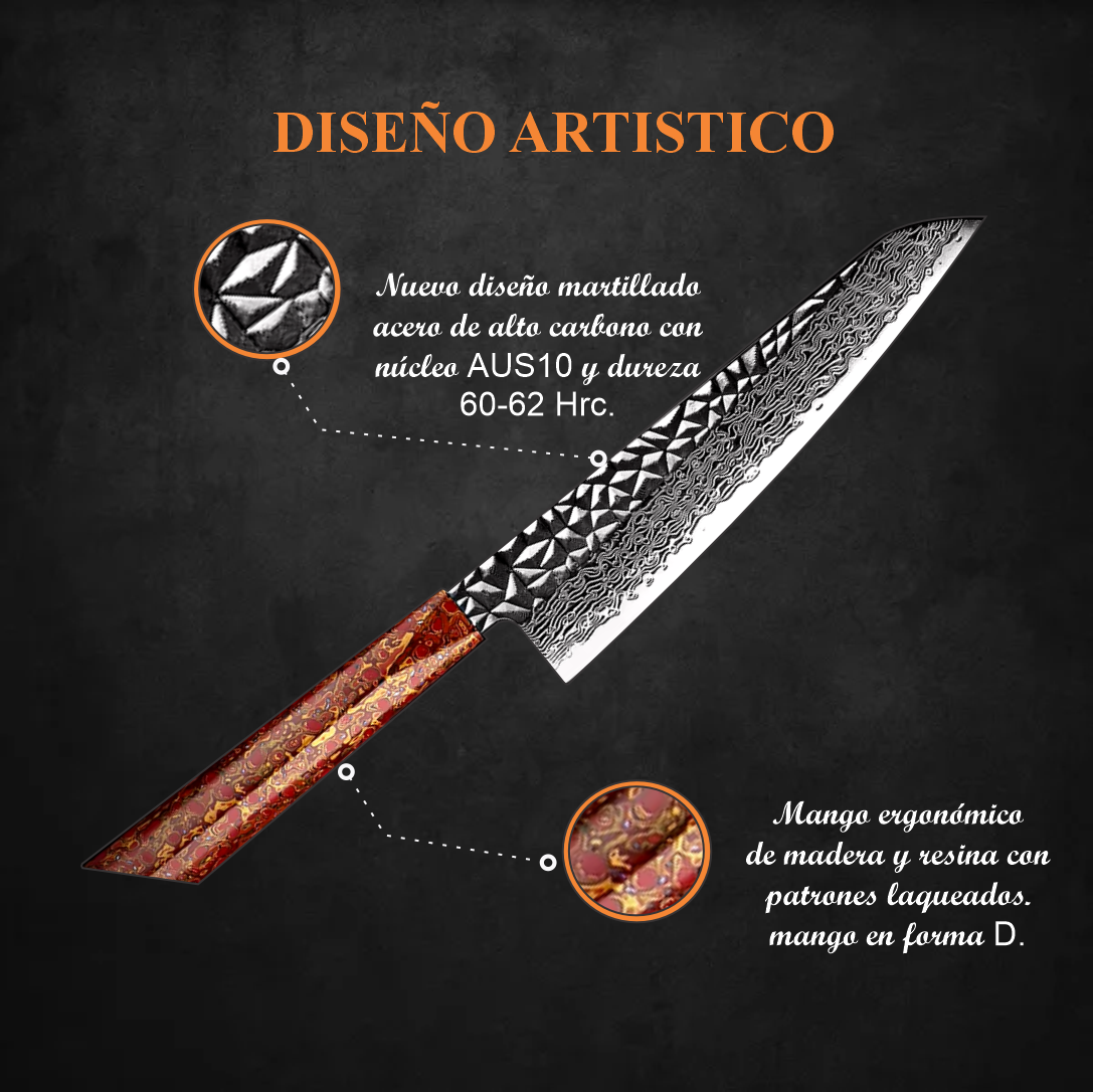 Chef 8" Alto Carbono (DMS-137A-2)