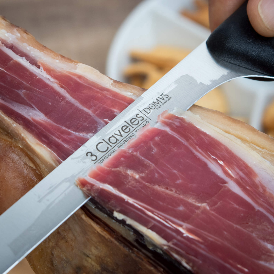 Cuchillo Jamonero Domvs- 3 Claveles