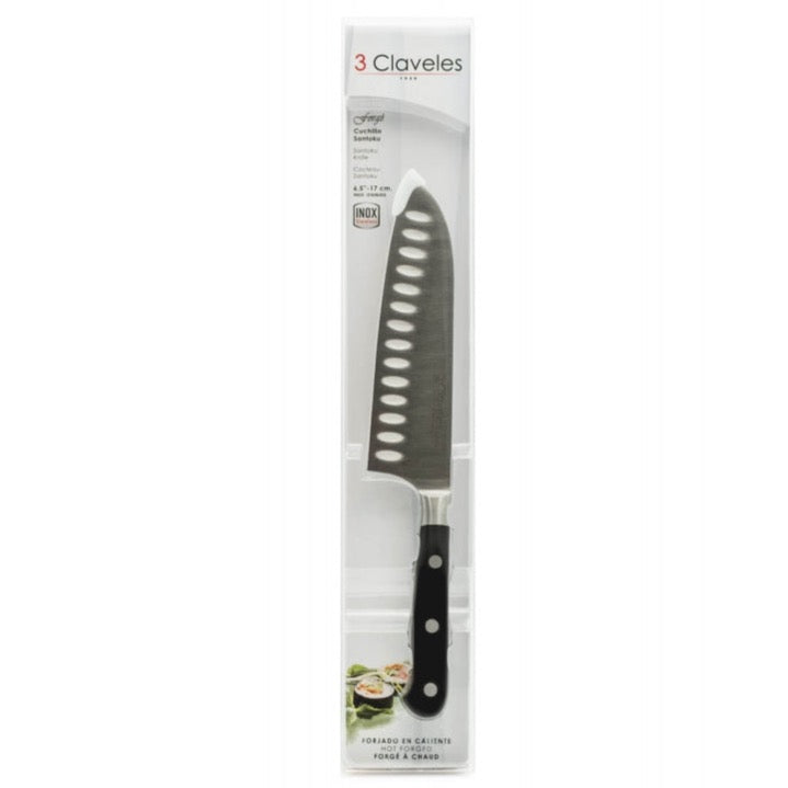 Cuchillo Santoku 7" - 3 Claveles Forgé
