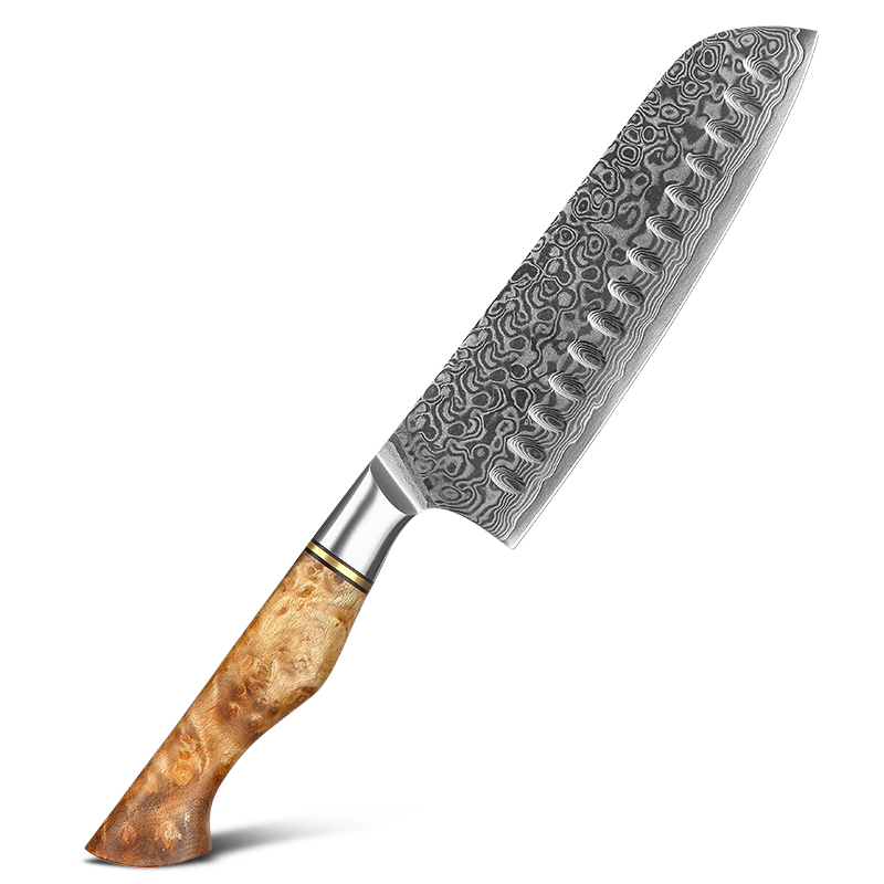 Santoku 7" Alto Carbono (B30-RS)