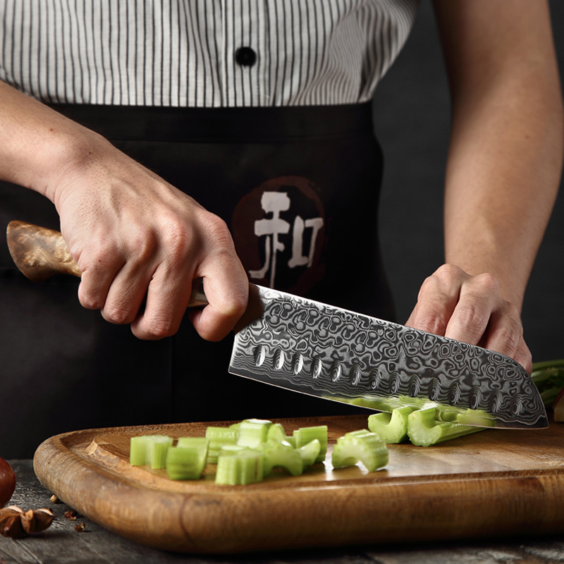 Santoku 7" Alto Carbono (B30-S)