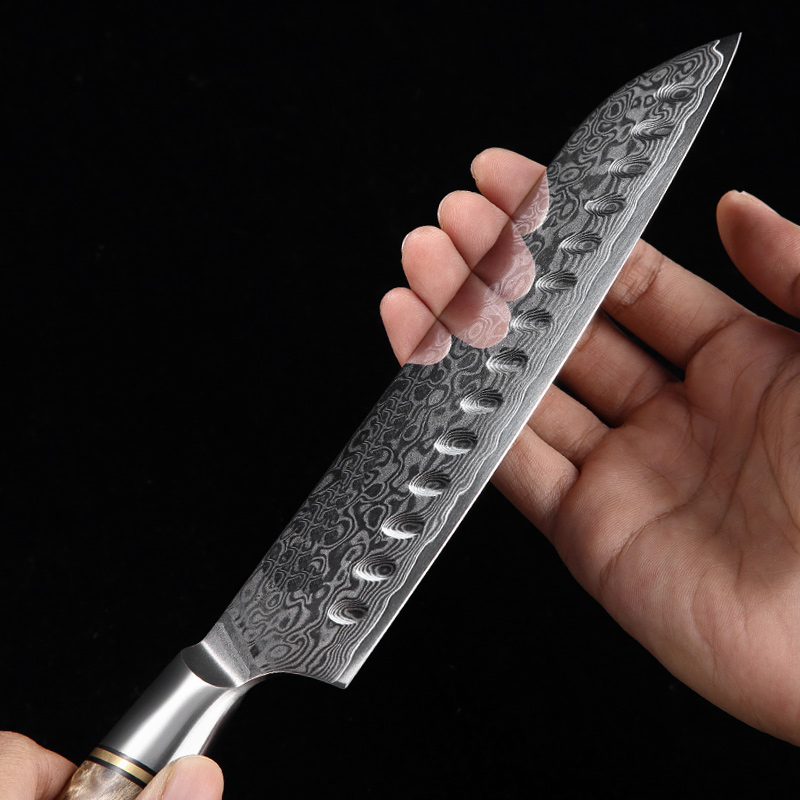 Santoku 7" Alto Carbono (B30-S)