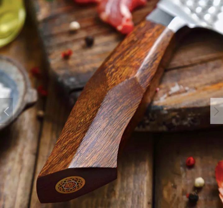 Cuchillo Kiritzuke 8.5" Damasco Japonés (B32D-C)