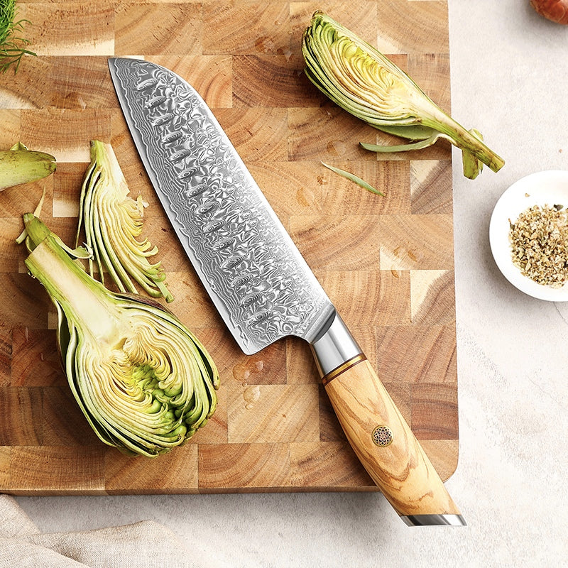 Santoku 7" Alto Carbono (B37-RS)