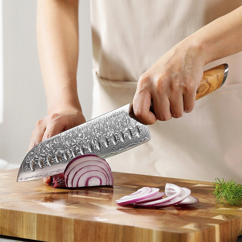 Santoku 7" Alto Carbono (B37-RS)