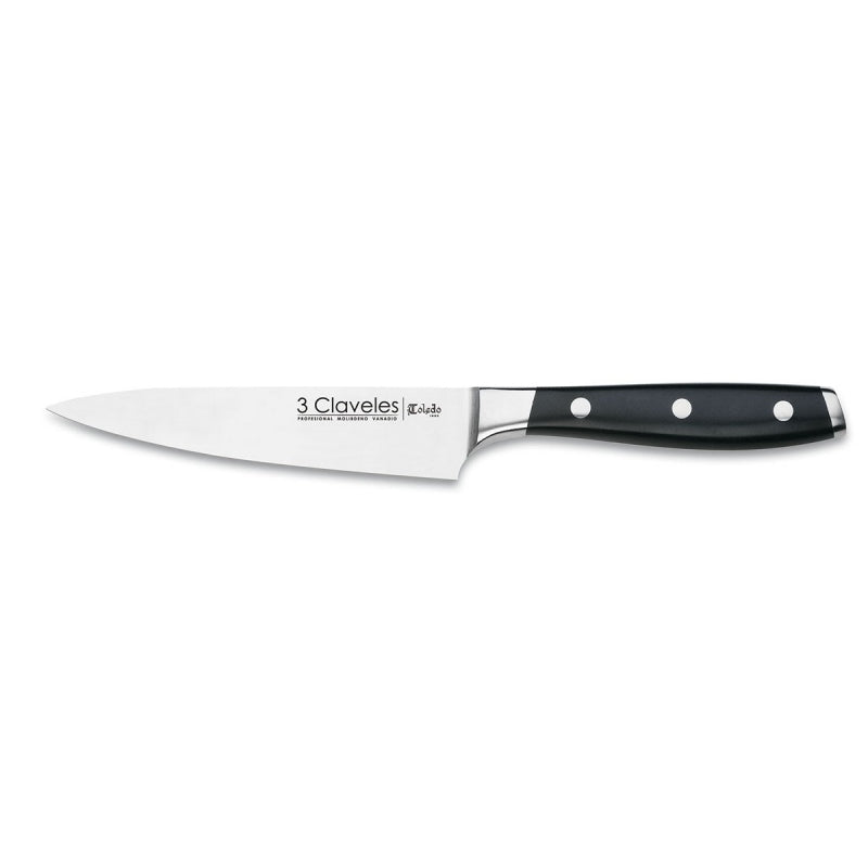 Cuchillo Oficio 5" - 3 Claveles Toledo