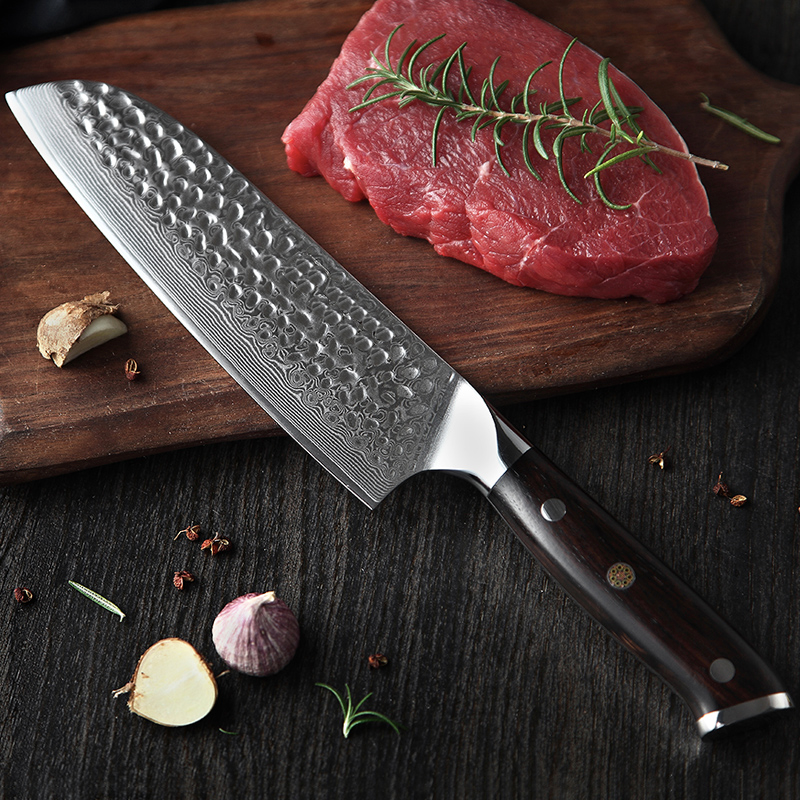 Santoku 7" Alto Carbono (B13H-S)