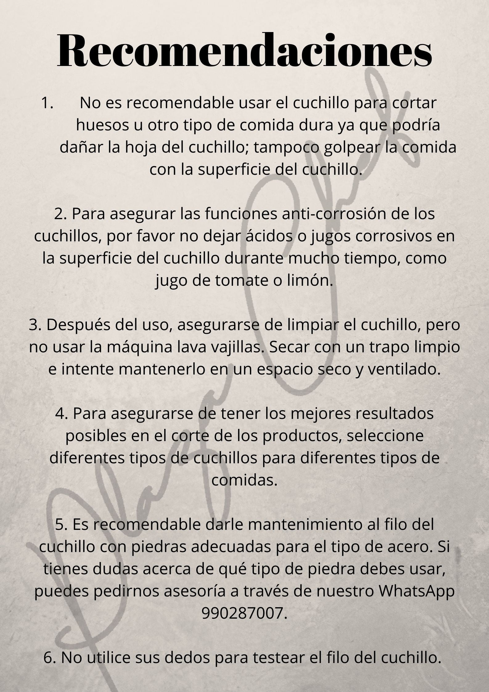 Chef 8" Alto Carbono (B1H-CS)