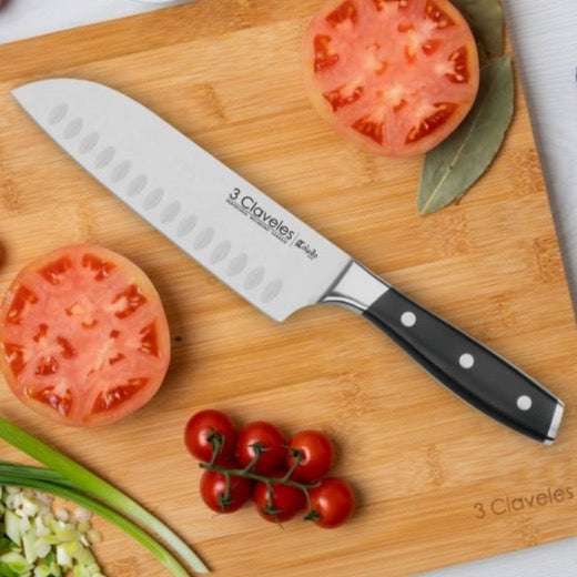 Santoku 7" - 3 Claveles Toledo (3CT-S)