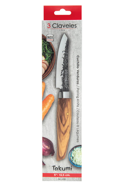 Cuchillo Oficio 5" - 3 Claveles Takumi