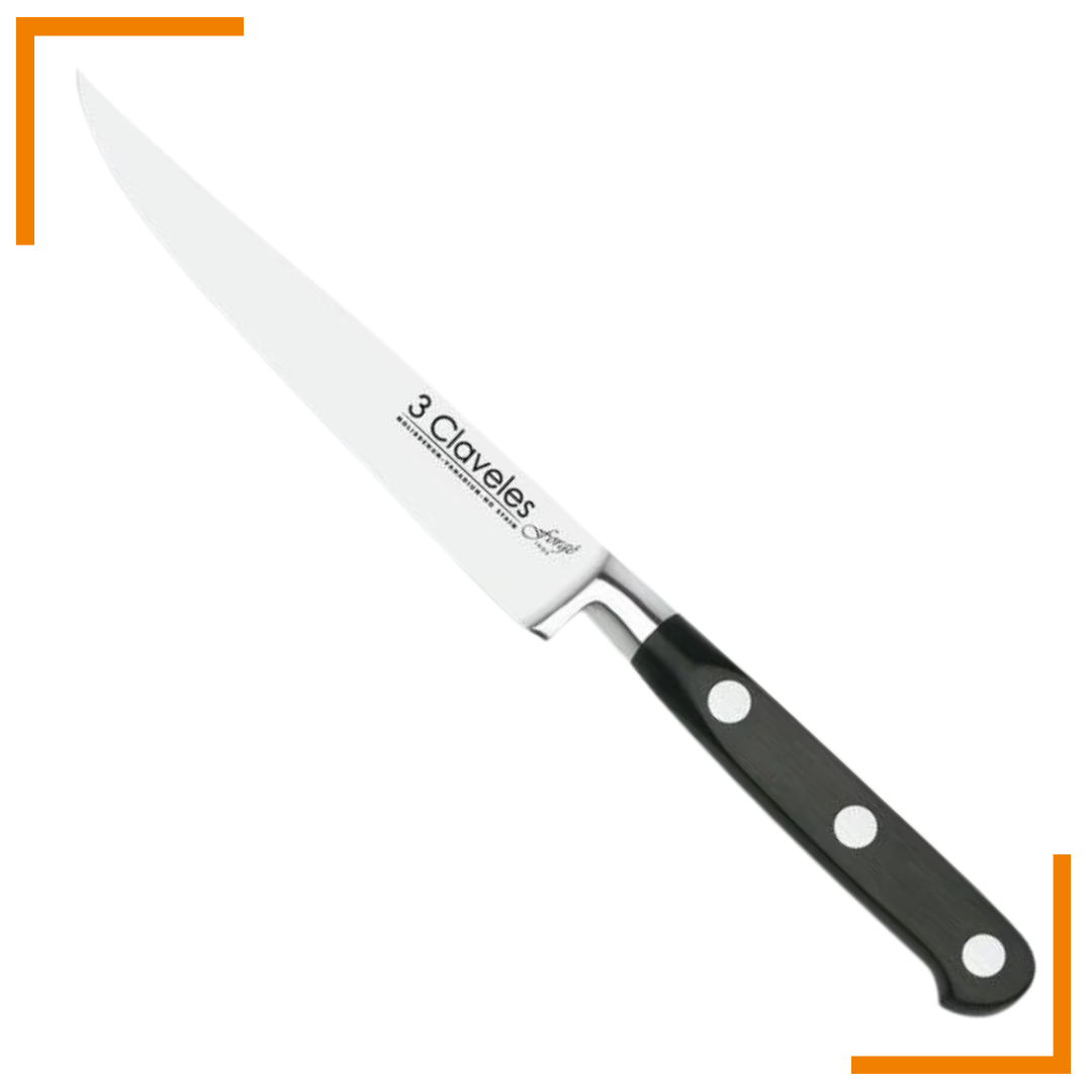 Cuchillo Chuletero 4.5" - 3 Claveles Forge