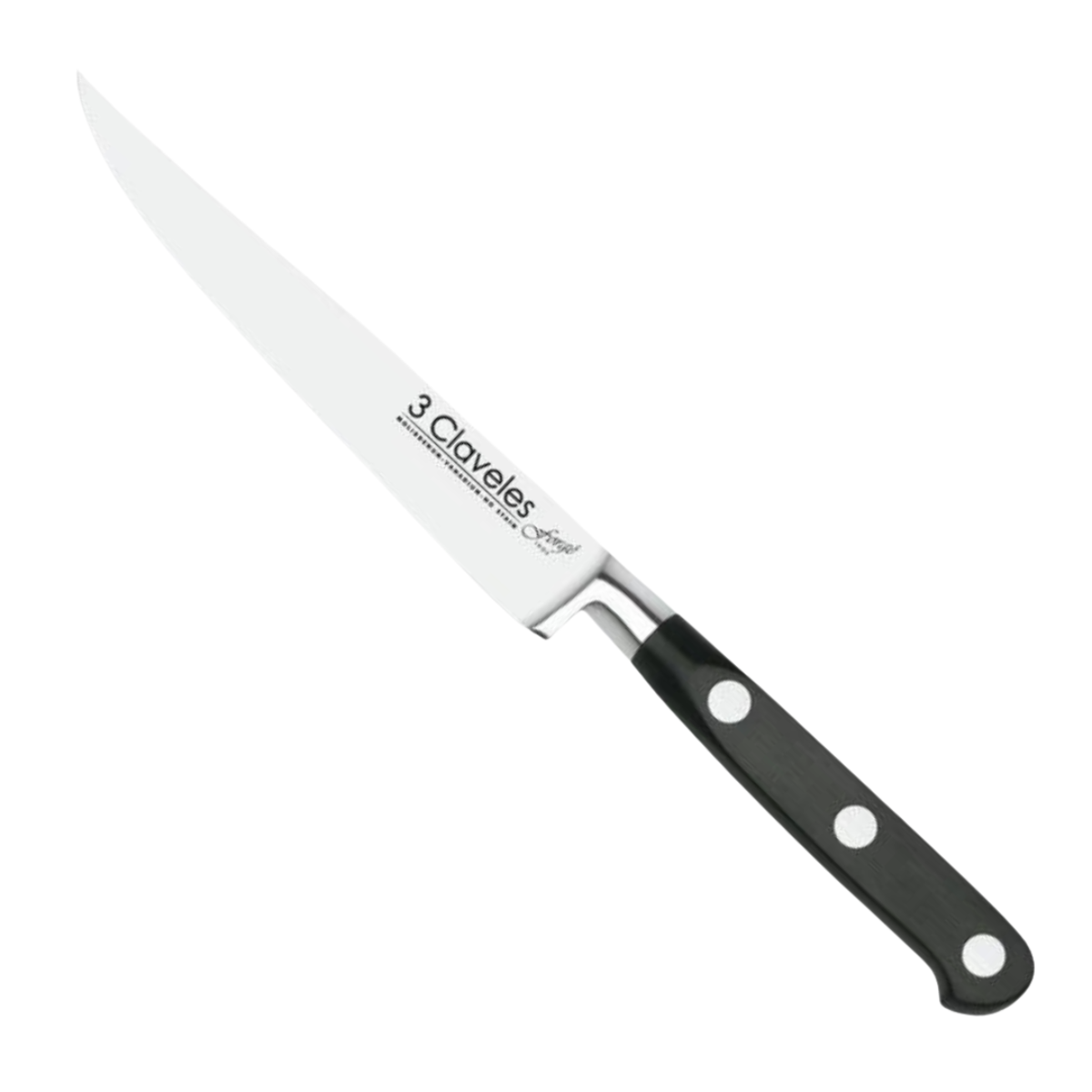 Cuchillo Chuletero 4.5" - 3 Claveles Forge