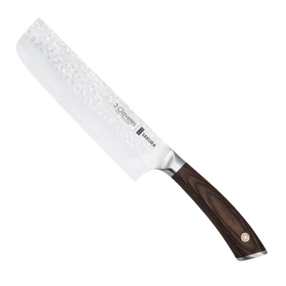 Cuchillo Nakiri 7" - 3 Claveles Sakura