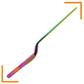 Pinza curva 20cm tornasol