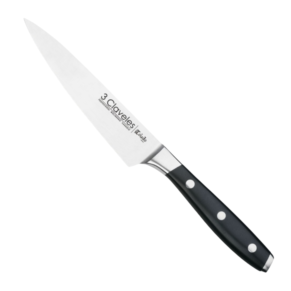 Cuchillo Oficio 5" - 3 Claveles Toledo