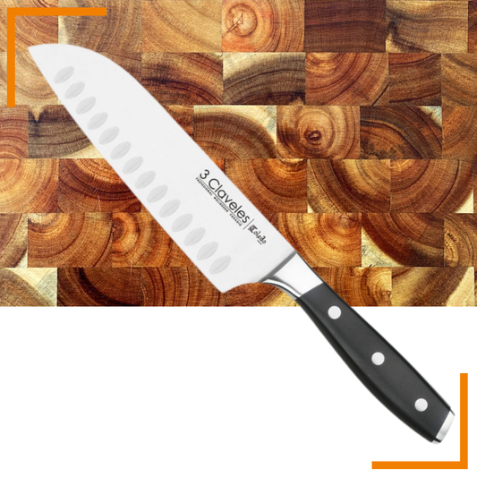 Santoku 7" - 3 Claveles Toledo (3CT-S)