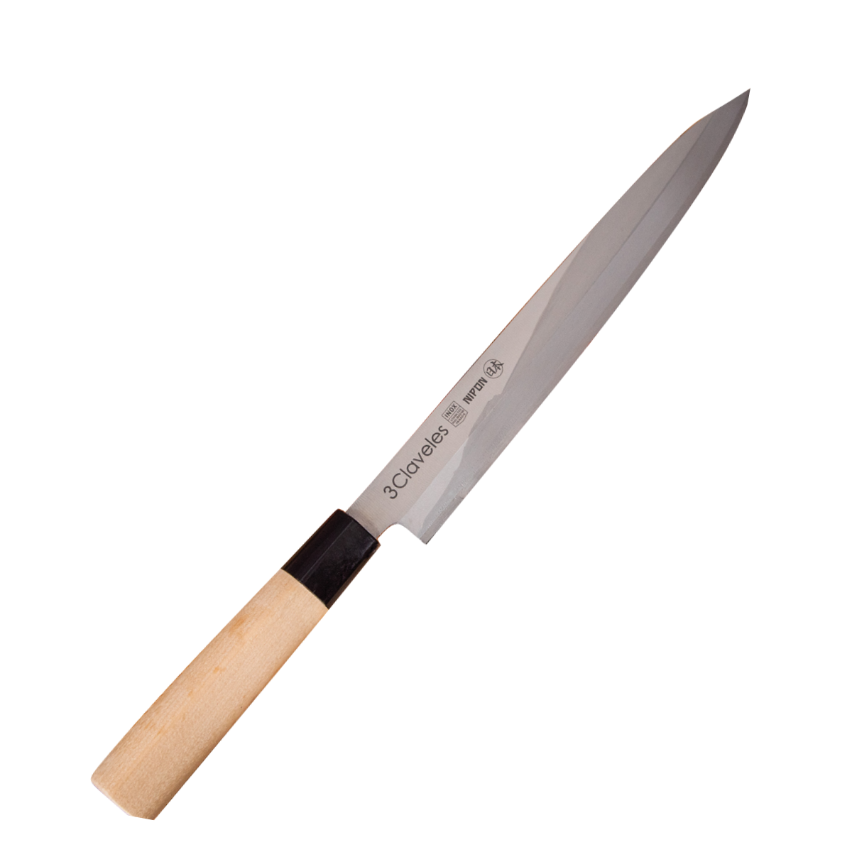 Cuchillo Nipón Yanagiba 24cm - 3 Claveles