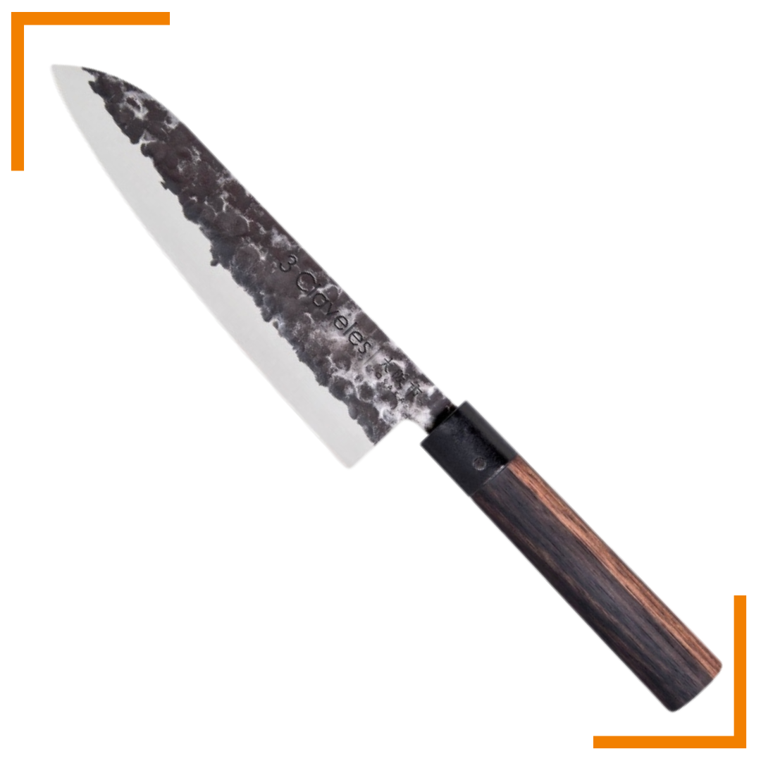 Cuchillo Santoku 7″ – 3 Claveles Osaka