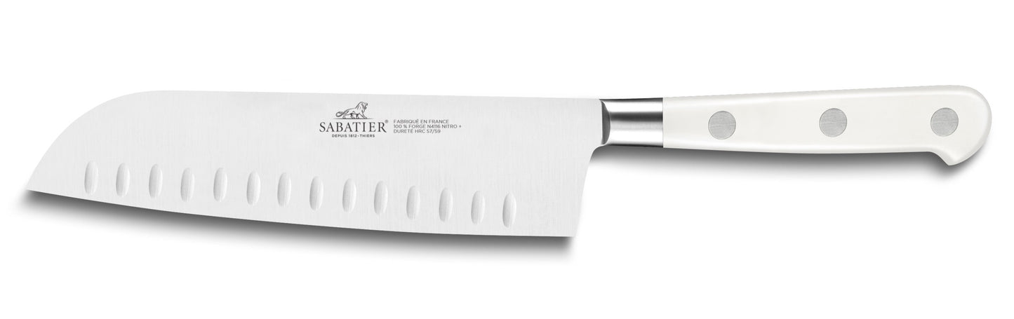 Santoku 7" Sabatier Ideal Toque Blanche